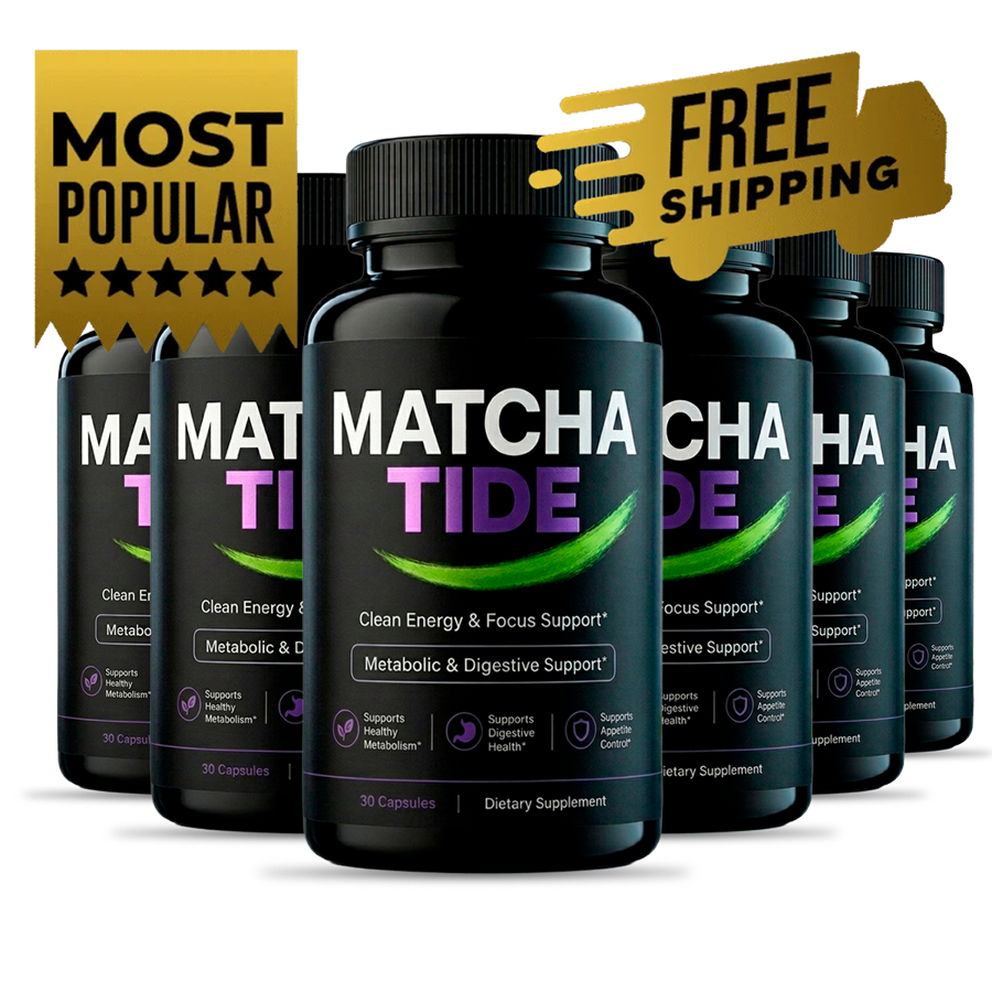 MatchaTide metabolism support bottles